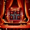 Red wedding tableware set: Double Happiness Bowl, covered bowl, soup spoon, chopsticks, red gift box details Picture